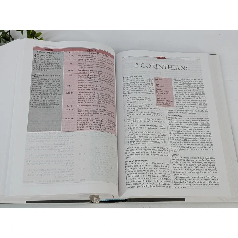 PRISTINE NEW RETAILED $60 ✝️2002 New Spirit Filled Life Bible NIV Hayford Nelson